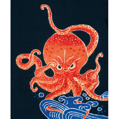V&A Card - Octopus Noren Curtain Design
