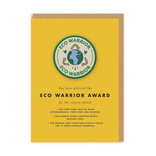 Eco Warrior Patch Card