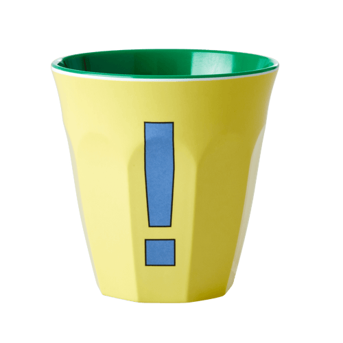 Exclamation Yellow Print Cup