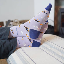 Dog Bamboo Socks – Purple