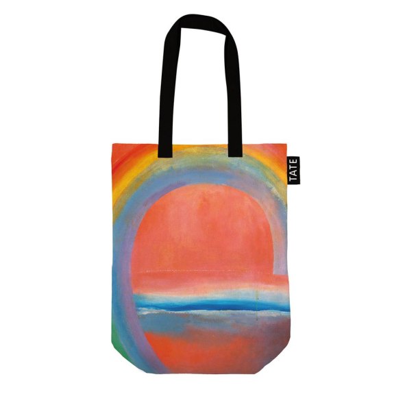 Organic Canvas Cotton Tote Bag - Tate Rainbow Painting