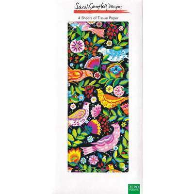 Sarah Campbell Folk Birds Tissue Paper