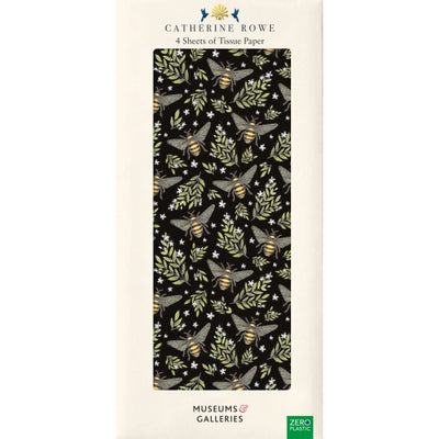Honey Bee Pattern Tissue Paper by Catherine Rowe