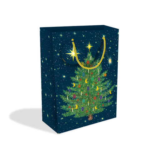 Celestial Christmas Tree Large Gift Bag