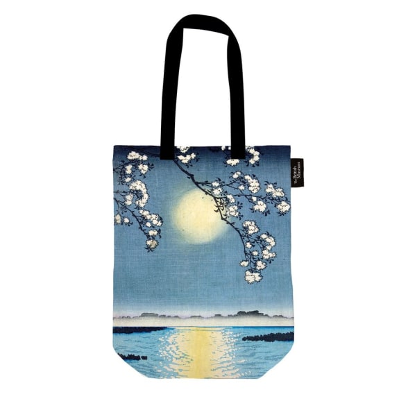 Organic Canvas Cotton Tote Bag - Sumida River