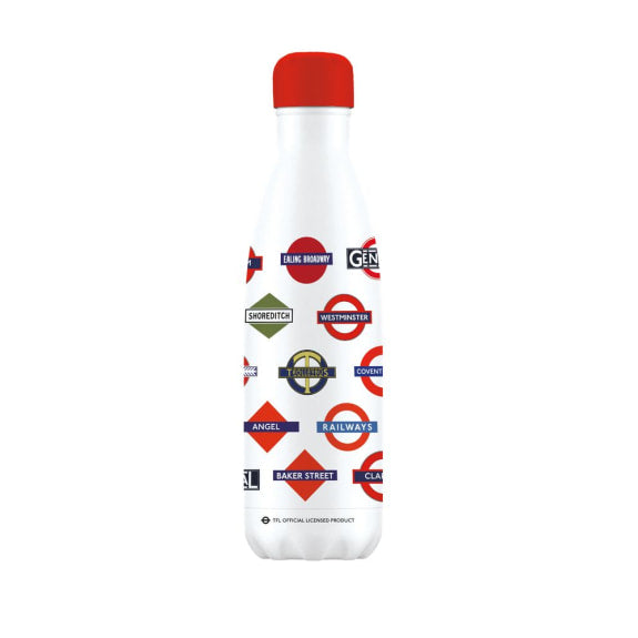 London Underground Vintage Signs Insulated Bottle