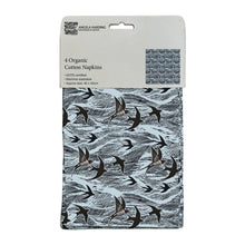 Swallows and Sea Cotton Napkins by Angela Harding.
