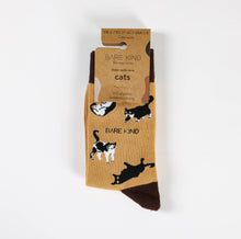 Cat Bamboo Socks – Brown