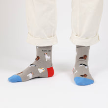 Dog Bamboo Socks – Grey