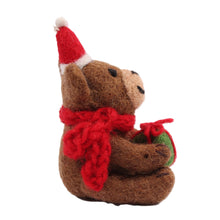 Brown Bear with Present