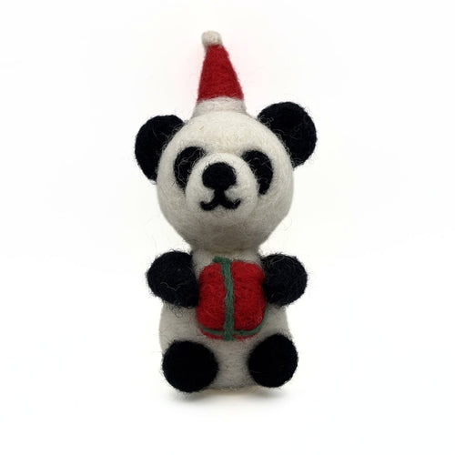 Christmas Panda with Present
