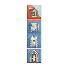 Moomin House Coasters Set of 4 Ceramic Boxed