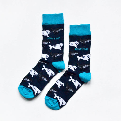 Whale Bamboo Socks – Save the Whales