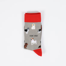 Dog Bamboo Socks – Grey