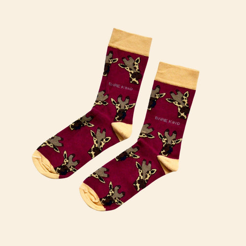 Giraffe Bamboo Socks – Save the Giraffes