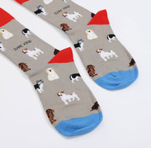 Dog Bamboo Socks – Grey