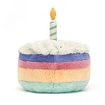 Amuseable Rainbow Birthday Cake