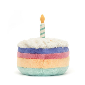 Amuseable Rainbow Birthday Cake