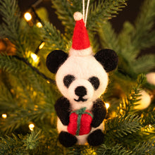 Christmas Panda with Present