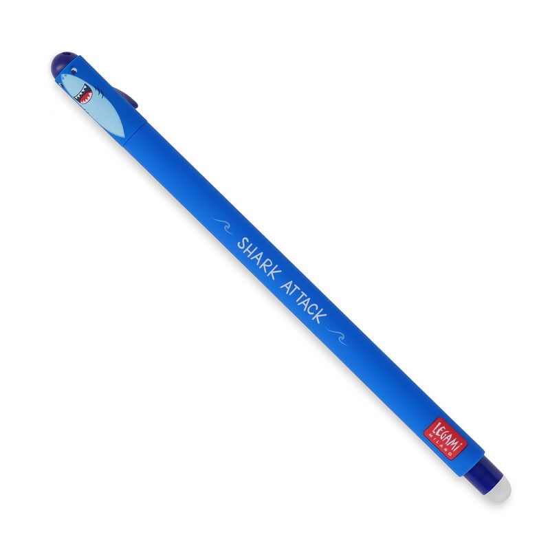 Legami Erasable Pen - Shark – Blue Ink