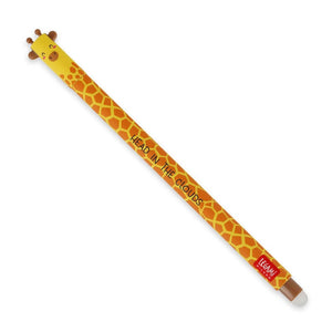 Legami Erasable Pen - Giraffe - Black Ink