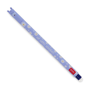 Legami Erasable Gel Pen - Hippo - Blue Ink