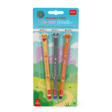 Legami Fur-ever Friends Erasable Gel Pens Set