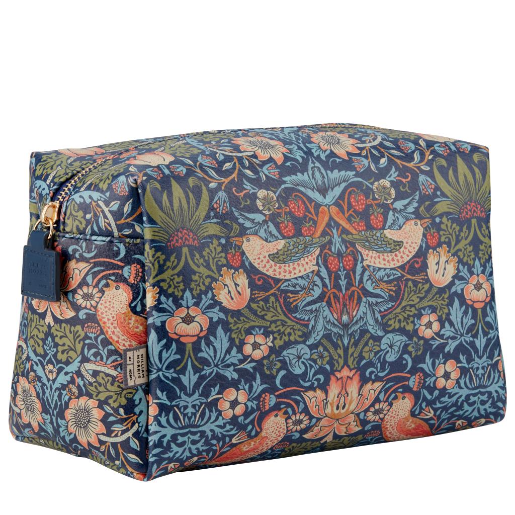 William Morris Strawberry Thief Wash Bag