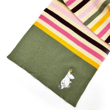 Moomin Stripy Scarf - striped knit detail