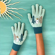 Moomin Forest Snorkmaiden Gloves - pastel knit
