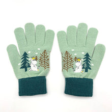 Moomin Forest Snorkmaiden Gloves - forest detailing