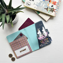Moomin Lotus Passport Holder - ID window