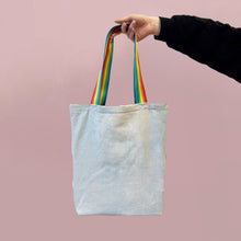 Moomin Denim Tote Bag - character patch detail