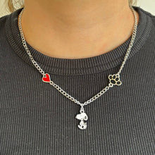 Peanuts Enamel Snoopy Necklace - charm detail