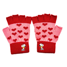 Peanuts Love Fingerless Gloves - pair