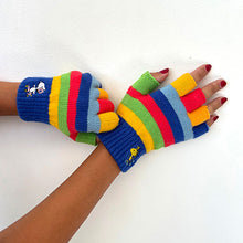 Peanuts Rainbow Fingerless Gloves by House of Disaster