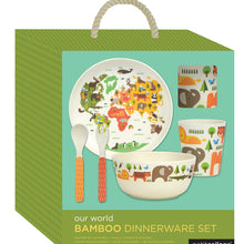 Petit Collage Our World Eco-Friendly Bamboo Dinner Set