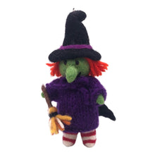 Halloween Witch with Broom Stick