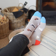 Dog Bamboo Socks – Grey