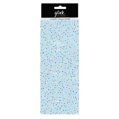 Blue Stars Tissue Paper