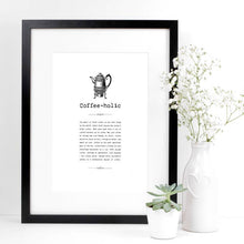 Coffee-holic A4 Print