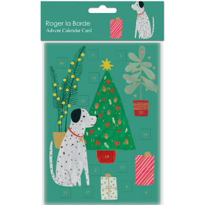 Chou Chou Dog Advent Calendar Card