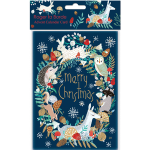 Wild Wood Hideaway Advent Calendar Card