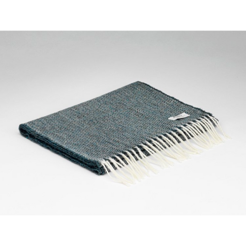 McNutt Merino Lambswool Scarf - Sea Green Tweed