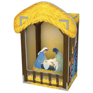 Pop & Slot Nativity Box Decoration