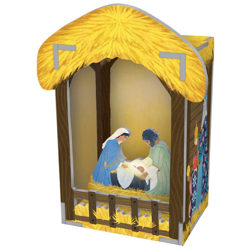 Pop & Slot Nativity Box Decoration