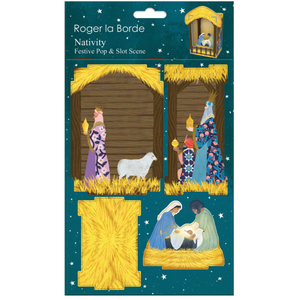 Pop & Slot Nativity Box Decoration