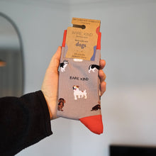 Dog Bamboo Socks – Grey
