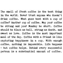 Coffee-holic A4 Print