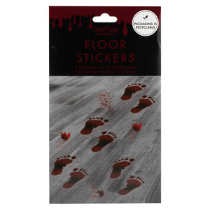 Blood Splatter & Footprint Floor Stickers